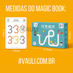 Caderno Educacional de Traços - Magic Book