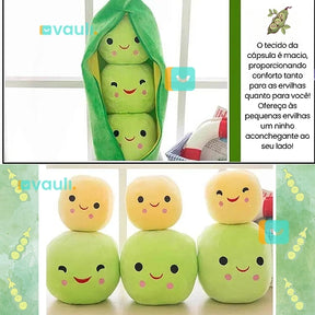 Ervilhitas! - Brinquedo, Pelúcia e Travesseiro em um só Produto!