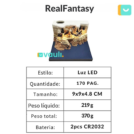 RealFantasy - Bloco de Notas Multifuncional 3D!