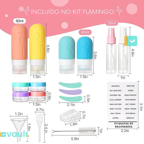 Kit Flamingo - Organize-se sem Esforço!